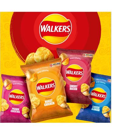 Walkers Smoky Bacon Multipack Crisps 6 x 25 g (Pack of 4) - Buy Online on SooperMarket.com