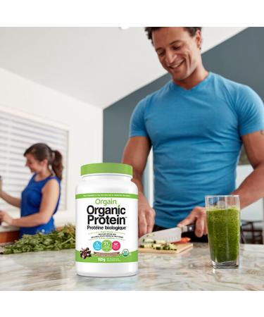 Orgain Organic Plant Based Canadian Protein Powder Creamy Chocolate Fudge - Vegan Lactose Free Gluten Free Dairy Free No Sugar Added Soy Free Kosher Non-GMO 920g - Buy Online on SooperMarket.com