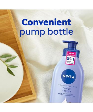 Nivea Smooth Irresistible Care Body Lotion 625mL - Shea Butter for Dry Skin | Buy Internationally - Buy Online on SooperMarket.com