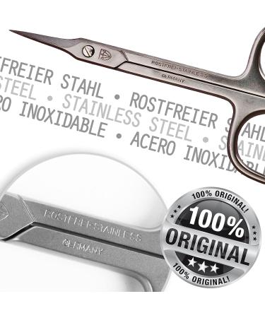 Three Swords Skin Rapid Tower Tip Scissors - Precision Skin Residue Removal | Rustproof German Quality | Black Synthetic Leather Case Included - Buy Online on SooperMarket.com