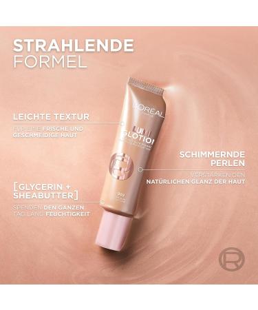 L'Or al Paris Liquid Highlighter for Face & Body - Glycerin & Shea Butter Perfect Match Lumi Glotion Natural Glow Enhancer 903 Medium Glow 40 ml - Buy Worldwide! - Buy Online on SooperMarket.com