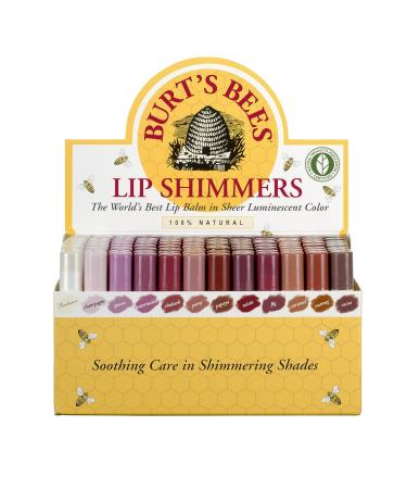 Burts Bees Lip Shimmer Cocoa 0.9oz - Natural Lip Color with Moisturizing Effect - Buy Online on SooperMarket.com