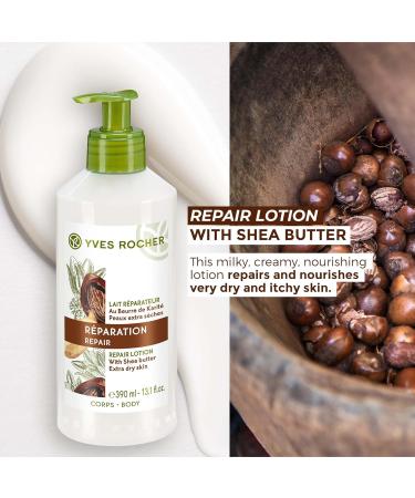 Yves Rocher Repair Lotion for Extra Dry Skin | Nourishing Hand & Body Lotion | 13.1 fl oz - Shop Internationally - Buy Online on SooperMarket.com