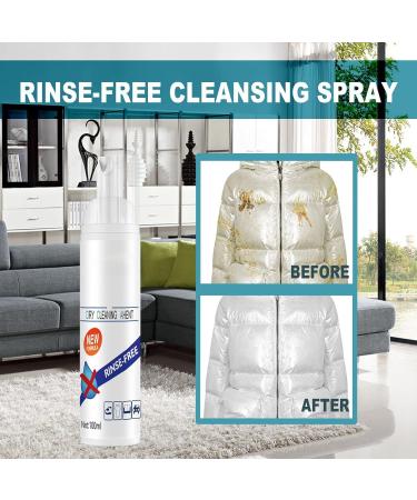 Multi-Functional Fabric Dry Cleaning Foam Sprayer Dry Foam Cleaner for Fabric Fabric Dry Cleaning Foam Sofa Cleaner and Stain Remover Fabric Dry Foam Cleaner for Clothes Furniture Car (2pcs) - Buy Online on SooperMarket.com