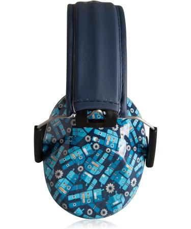Muted Designer Hearing Protection for Infants & Kids - Adjustable Children's Ear Muffs from Toddler to Teen One Size Robot Blue - Buy Online on SooperMarket.com