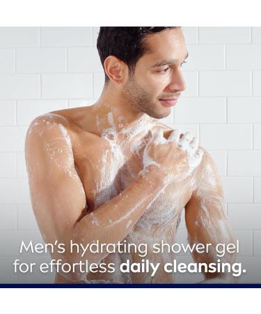 NIVEA MEN Cool Kick Body Wash | 3-in-1 Men Shower Gel (Body Face & Hair) 3x500mL Cool Kick 1 count (Pack of 3) - Buy Online on SooperMarket.com