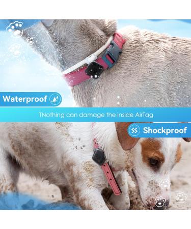 Cloudvalley Airtag Dog Collar - IPX8 Waterproof GPS Tracker for Apple Airtags - Lightweight Easy Install Anti-Loss Cover for Dogs & Cats - Buy Online on SooperMarket.com