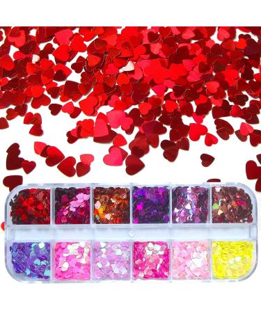 4 Boxes Iridescent White Nail Glitter Mylar Flakes - Nail Art Confetti Sequins for Makeup, Nails & Resin Crafts | LoveOurHome - Buy Online on SooperMarket.com