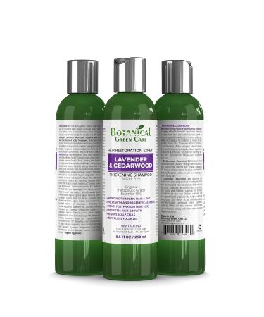 Lavender & Cedarwood Thickening Shampoo for Thinning Hair | Hair Growth & Loss Solution for Men & Women - Buy Online on SooperMarket.com