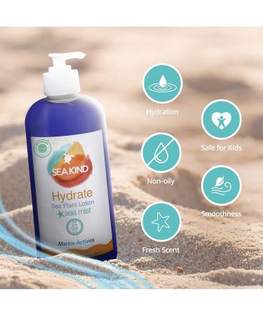 Sea Kind Lavender Hydrate Sea Plant Hand and Body Lotion - 16 Fl Oz | All Natural Non Comedogenic Vegan Moisturizer for Dry, Sensitive Skin - No Parabens | Women and Men - Buy Online on SooperMarket.com