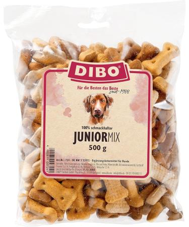 Buy Dibo Junior Mix 500g - Healthy Natural Dog Food & Treats | B.A.R.F. Biscuit for Junior Dogs - Buy Online on SooperMarket.com