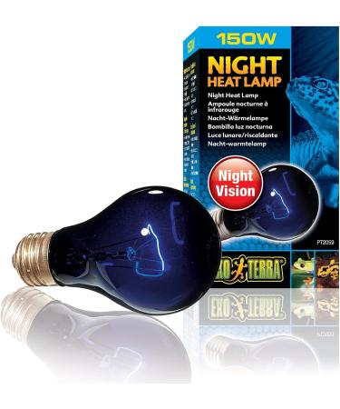 Exo Terra Night Heat Lamp 150W - Efficient Heat Source for Reptiles and Amphibians - Buy Online on SooperMarket.com