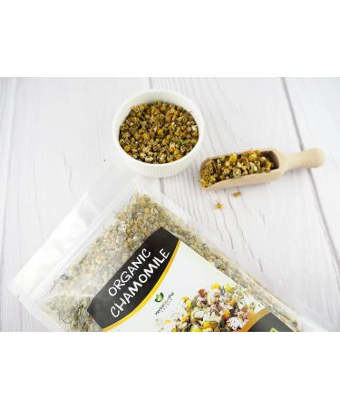 Chamomile Tea Camomile Dried Flowers Organic Herbal Inflorescence Matricaria chamomilla Tea for Infusion 300G - Buy Online on SooperMarket.com