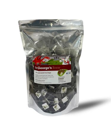 PYRAMID TEA BAGS | INDIVIDUAL MESH BAGS | 100 x biodegradable bags | ST GEORGE'S BREW