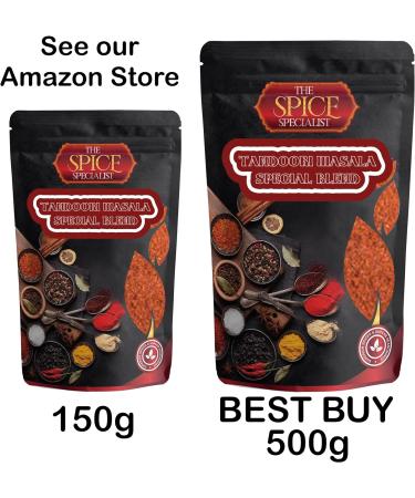 Tandoori Masala Special Blend 500g | Authentic Restaurant QualityTandoori Spice Powder for Gourmet Marinade Seasoning | Resealable Stand-Up Pouch for Long-Lasting Freshness - Buy Online on SooperMarket.com
