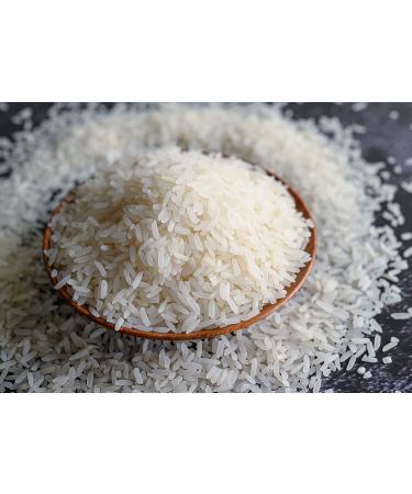 Organic White Jasmine Rice 4lbs | Non-GMO Long-Grain Variety | Raw, Vegan, Kosher | Fluffy Texture, High Protein | Ideal for Stir-Fries & Curries - Buy Online on SooperMarket.com