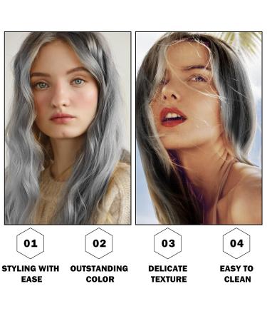 Black Hair Dye Wax - Temporary Washable Color for Parties Cosplay & Daily Use | All Day Hold & Easy Removal - Buy Online on SooperMarket.com