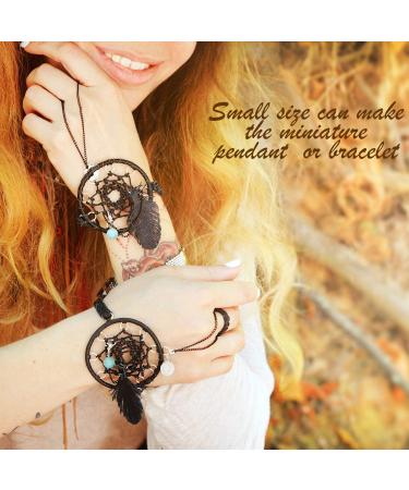 Metal Dream Catcher Rings Set - 24 Pieces in Gold (3.5/5/7.5/10/12/16 cm) - Ideal for Wreaths and Macrame Projects - Buy Online on SooperMarket.com