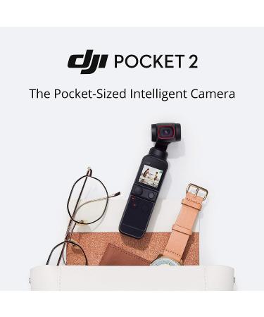 DJI Pocket 2 Creator Combo | 3-Axis Gimbal Stabilizer with 4K Camera | Face Tracking | YouTube Vlog | Portable Video Camera - Black - Buy Online on SooperMarket.com