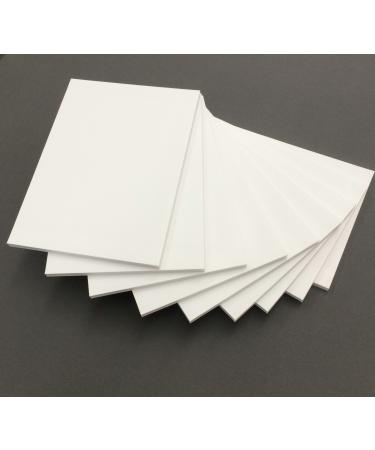 Pack of 10 8.5x11 3/16 White Foam Core Backings