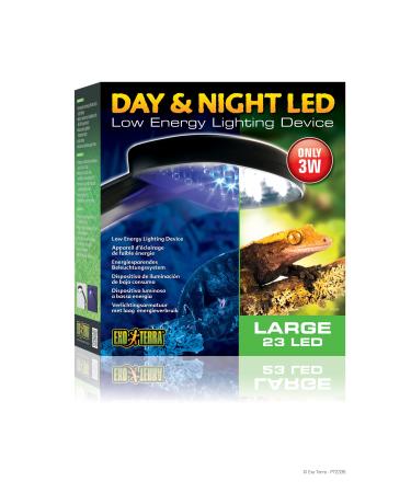 Exo Terra Day and Night LED Light Fixture Large (22 white/2 blue LED) Large
