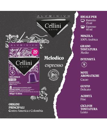Cellini Aluminium Coffee Capsules Tasting Kit 120pcs | Nespresso Compatible Capsules - Buy Online on SooperMarket.com