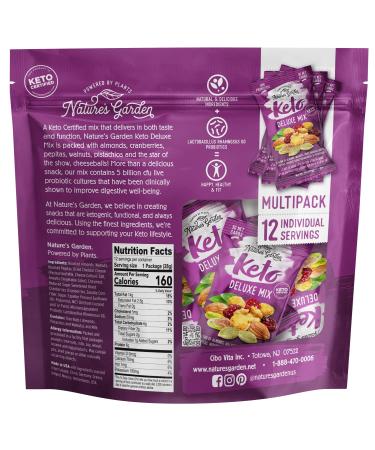 Nature's Garden Keto Deluxe Mix - Delicious Fresh Flavor - Natural & Keto Friendly - Perfect Breakfast - 12 Ounce (Pack of 12) - Buy Online on SooperMarket.com