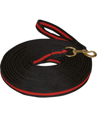 Kerbl 321491 Softlunge 8m - Premium Black/Red Lunge Line for Equestrian Training | International Shipping Available - Buy Online on SooperMarket.com