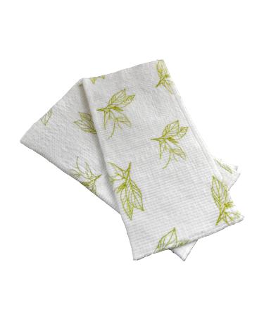 Full Circle Clean Again Super Absorbent Cleaning Cloths, Tree Buds, 2 Pack Green