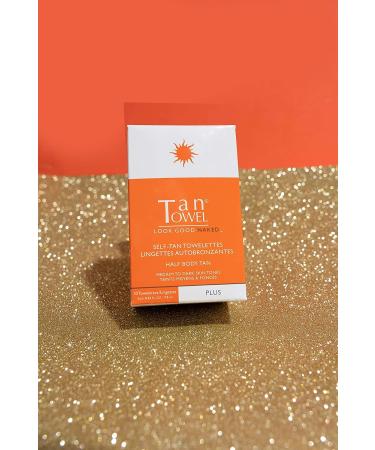 Tan Towel Half Body Plus 10 Count - Convenient Self-Tanning Wipes (Pack of 1) - Buy Online on SooperMarket.com
