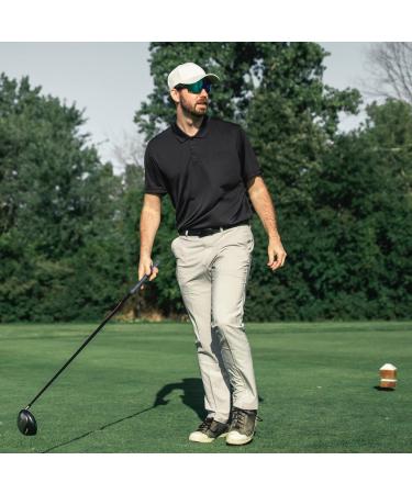 BALENNZ Men's Golf Polo 4-Pack: Quick-Dry Moisture-Wicking Athletic Shirts - Buy Online on SooperMarket.com