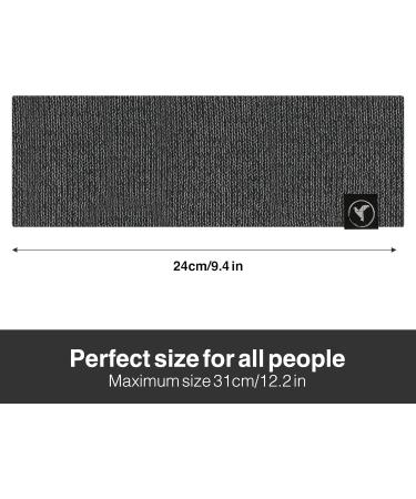 Reflective Headband for Night Visibility - Ideal for Jogging Running Walking Biking - Breathable & Thin Unisex Anthracite - Buy Online on SooperMarket.com