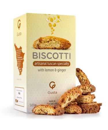Gusta Authentic Biscotti Variety Pack from Tuscany, Italy - 6 Original Two Bites Size - All Natural Ingredients - Fresh Italian Dessert Treats - 3.3lb - Buy Online on SooperMarket.com