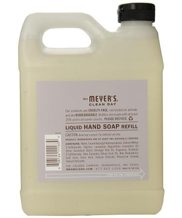 MRS. MEYER'S CLEAN DAY Lavender Hand Soap Refill - 33 Fl Oz - Eco-Friendly & Gentle Formula - Buy Online on SooperMarket.com