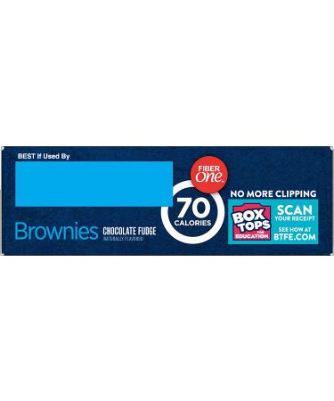 Fiber One 70 Calorie Chocolate Fudge Brownies Snack Bars - 6 ct Pack - Buy Online on SooperMarket.com