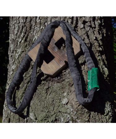 Black Spanset Round Sling 6'7 (2m) for Aerial Hoop, Silks, & Climbing - Runner Deer - Buy Online on SooperMarket.com