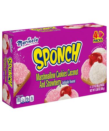 Marinela Sponch Marshmallow Cookies 8ct - Delicious Snack Treat for Any Occasion - Buy Online on SooperMarket.com
