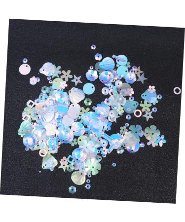 STOBOK 4 Packs DIY Pearls Spacer Beads Loose Sequins Paillettes Glitter Powder Super Flash White Whitex2pcs 2x1.2x0.1cmx2pcs - Buy Online on SooperMarket.com