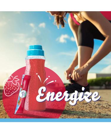 Crystal Light Sugar-Free Wild Strawberry On-The-Go Powdered Drink Mix 120 Count - Pack of 12 | Sugar-Free Wild Strawberry Flavor - Convenient Travel Packets - Buy Online on SooperMarket.com