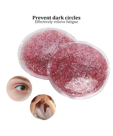 Reusable Gel Eye Mask - Cooling Pad for Puffy Eyes, Dark Circles, Dry Eyes - Hot Cold Therapy Ice Pack - Reduce Tiredness - Buy Online on SooperMarket.com