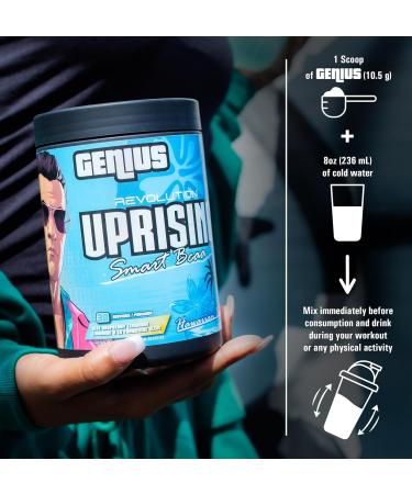 Revolution Nutrition Uprising Genius BCAA 3:1:2 Lion's Mane Nootropics Formula 315g 30 Servings Blue Raspberry Lemonade Blue Raspberry Lemonade 315g - Buy Online on SooperMarket.com