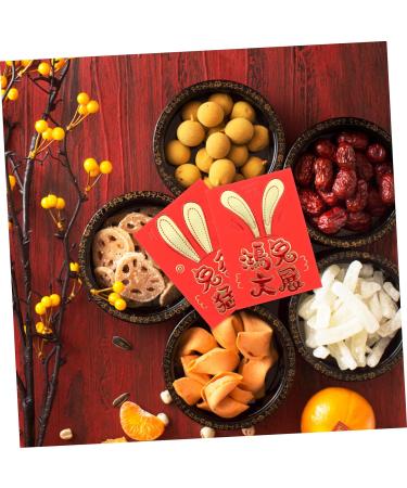 PRETYZOOM 30pcs 2023 Year of The Rabbit Red Packets Rabbit Red Envelopes Lucky Money Envelopes 2023 Rabbit Year Red Envelopes Red Purse New Year Red Packets Personality New Year's Bag Paper As Shown 1 11.5X8CM - Buy Online on SooperMarket.com