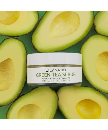 LILY SADO MATCHA MADE IN HEAVEN Sugar Facial Scrub - Daily Exfoliating Cleanser for All Skin Types - Vegan, Acne Treatment, Pore Reducing - 4 oz - Buy Online on SooperMarket.com