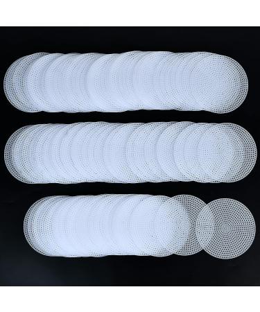 Milkary 100 Pcs Circle Plastic Mesh Sheets for Embroidery and Crafting - 4.5 Plastic Canvas for DIY Projects - Buy Online on SooperMarket.com