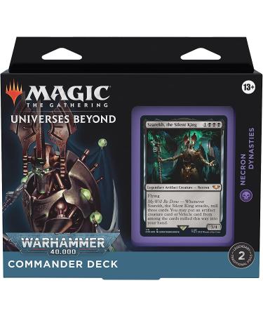 Magic the Gathering Universes Beyond Warhammer 40,000 Commander Deck Bundle - The Ruinous Powers, Necron Dynasties, Forces of the Imperium, Tyranid Swarm - Buy Online on SooperMarket.com