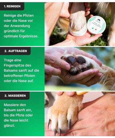 EMMA Gr n Pfotenbalsam 100ml for Dogs & Cats - Natural Paw Care with Propolis & Beeswax | Protect Cracked Paws - Made in Germany - Buy Online on SooperMarket.com
