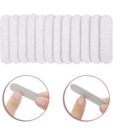 JSRQT 100 Mini Nail Files Double Sided Nail File Set Emery Board for Women Girls Acrylic Mini Nail Files Bulk Nail Buffer Professional Nail Files 180/240 Grit Manicure Tool (Silver) - Buy Online on SooperMarket.com