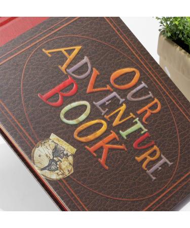 Adventure Book Scrapbook - Our Adventure Album for Wedding, Anniversary, Traveling, Baby Shower - Embossed Hard Cover Movie Up Travel Scrapbook - Buy Online on SooperMarket.com