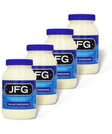 JFG Salad Dressing 30 oz. Jar (Pack of 4) Salad Dressing 1.87 Pound (Pack of 4)
