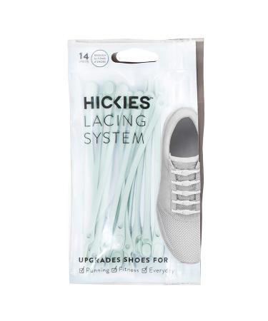 HICKIES Elastic Tie-Free Shoelaces (2.0 New) Muted Mint